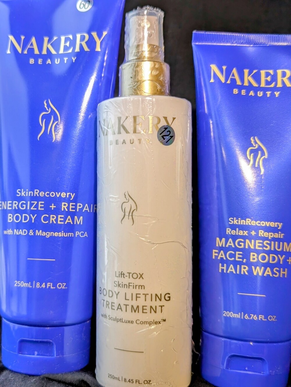 ❤️ FULL Size Set! Energize + Repair Body Cream, Body Lifting Tx, Magnesium Wash
